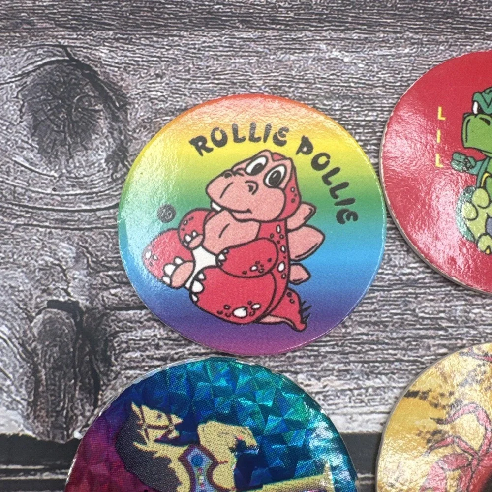 Vintage Pogs Lot of 10 Unbranded / Unidentified 1990's
